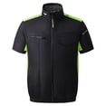 thumbnail image 4 of Cooling Vest with 2 Fans Men Women Breathable Short Sleeve Air Conditioned Jacket Stay Cool in Hot Weather Big and Tall Size M-4XL Black, 4 of 4