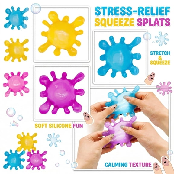 Sensory Stress Balls Bulk Set - Fidget Toys for Anxiety, Classroom Prizes & Goodie Bag Stuffers. 1pack