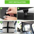 thumbnail image 4 of Espejo retrovisor para coche para bebé, giratorio 360°, ajustable e irrompible, fácil instalación con correas ajustables, espejo de monitoreo para bebé para asiento trasero., 4 of 4