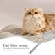 thumbnail image 4 of Pala para arena de gatos de acero inoxidable, accesorio para mascotas, pala para arena de gatos de metal resistente, pala para excrementos para caja de arena., 4 of 7