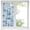 Blue, variant on Green Weave Mesh Window Privacy Film, Modern Minimalist Abstract Frosted Glass Window Clings Static Cling UV Heat Blocking Reusable Door Sticker for Bathroom 17.7 x 39.3 Inch
