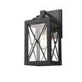 thumbnail image 3 of County Fair Small Sconce Black and Ironwood on Metal, 3 of 4