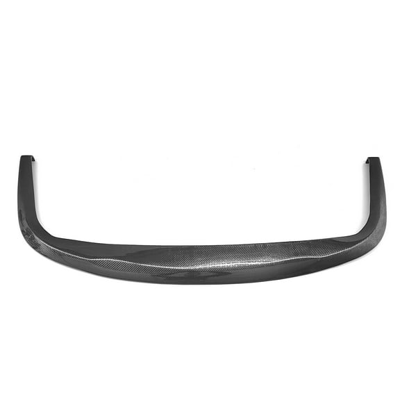 Ikon Motorsports Compatible with Universal Front Bumper Lip CS STI  Style Black Carbon Fiber Air Dam Chin Spoiler Protector Splitter, for Most Cars Sedan Coupe Hatchback Wagon 1PC