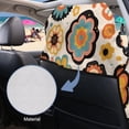 thumbnail image 5 of Garronmavis Retro Floral Car Seat Towel Cover 1 PC Sweat and Stain Resistant Front Seat Fit Breathable Non-Slip Washable Universal Fit for Cars Sedan SUV Truck Van, 5 of 9