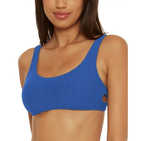 Becca by Rebecca Virtue BLUE JAY Line In The Sand Bralette Bikini Top  US D-Cup