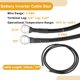 thumbnail image 2 of Ofertas Únicas 1 Pc Cable Inversor de Batería Universal de 8 AWG para Coche, Vehículo, Barco, RV, Cable de Batería Solar, Cobre Estañado, Terminal de 3/8", Terminal de 5/16", Negro, 5FT, 2 of 7