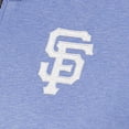 thumbnail image 2 of Women's Antigua  Lavender San Francisco Giants Mentor Quarter-Zip Pullover Top, 2 of 2