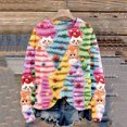 thumbnail image 4 of Patlollav Womens Christmas Tops S-XXL Winter Round Neck Long Sleeved Loose Fitting Sweater, 4 of 6