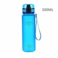 thumbnail image 1 of Bouteille d'Eau en Tritan Sans BPA pour Sports, Salles et Écoles, Randonnée et Vélo, avec Couvercle à Rabat, 500 ml, 1 of 5