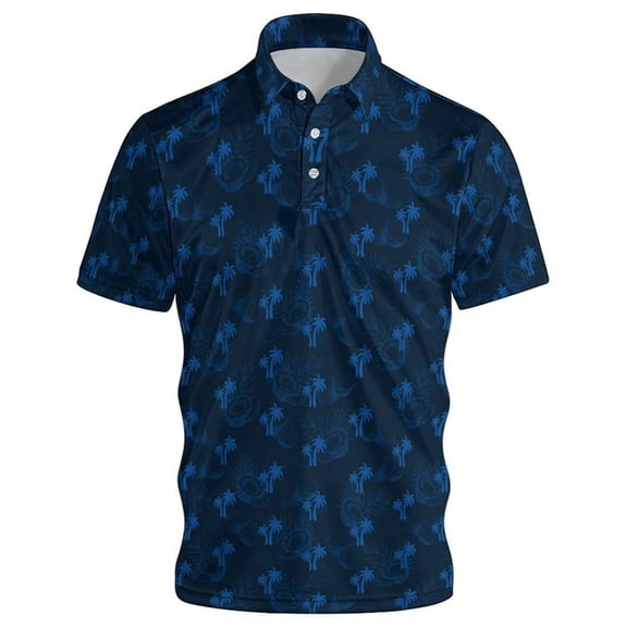 YAYUBA Black Polo Shirts for Men Cotton Button Down Crew Neck Big and Tall Collared Shirt Quick Dry Athletic Fit Oversized Casual Polo Tops