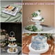 thumbnail image 3 of Juego de 7 soportes de metal para tartas, soporte redondo de 3 niveles, para cupcakes, bandeja de servir para fiestas, bodas, cumpleaños, baby shower, aniversario, 3 of 9