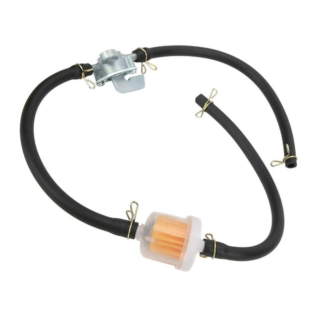 Filtro del grifo del tanque de combustible,Reemplazo compatible con filtro de grifo de tanque de combustible en línea,Válvula de cierre con interruptor de llave de purga profesional,Filtro de