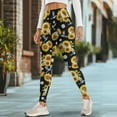 thumbnail image 4 of Renewold Hummingbird Sunflower Leggings with Pockets for Women Ladies Athletic Pants Compression Leggings High Waisted Butt Lifting Printed Leggings Womens Preppy Leggings, XL, 4 of 8