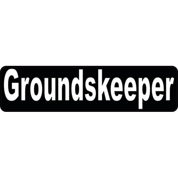 8in x 2in Groundskeeper Sticker