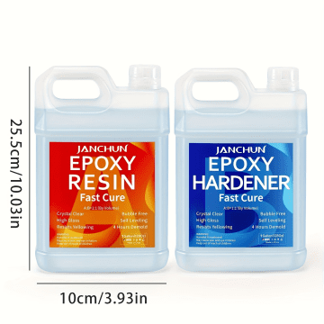 Crystal Clear Epoxy Resin Kit 2 Gallon, Bubble-Free, Anti-Yellowing, Self Leveling pour, Easy Mix 1:1 Coating and Casting Resin for Table Top,Tumbler Crafts, Art and Craft Kit