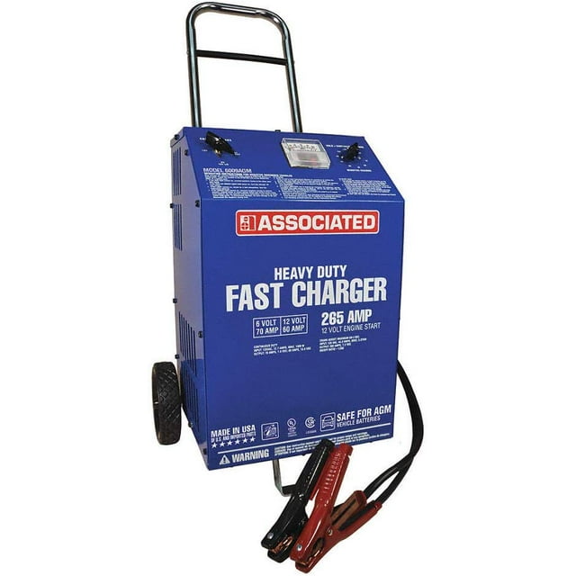 Associated Chargeur ASS6009AGM. 6/12V 70/65A. AGM. 280 AMP Démarrage