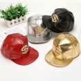 thumbnail image 2 of Grofry Baseball Cap Hip Hop Crocodile Skin Texture Decor Adjustable Buckle Cash Sign Sun Anti UV Glossy Punk Street Dance Outdoor Peaked Cap, 2 of 7
