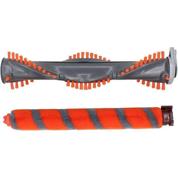 2 Pack Vacuum Cleaner Replacement Brush Set for Shark NV800 NV801 UV810 HV380 Vacuum Cleaner, Include Tufting Roller Brush and Soft Hair Roller Brush