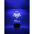 thumbnail image 3 of Custom Personalized Picture LED 16 Color Light Up Lamp Stand Girls Princess, Butterfly Rainbow & More Christmas Home Room Décor Gift For Her, 3 of 10