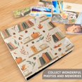 thumbnail image 4 of FORMRS 3 Ring Photo Album 4"x6" Self Adhesive Large Capacity PU Leather Cover, Fall Book Shelf, 4 of 8
