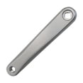 thumbnail image 1 of Biela de bicicleta, brazo izquierdo de biela, pieza de reparación, pata de biela de cadena simple izquierda de metal para bicicletas de carretera de agujero rómbico, 1 of 8