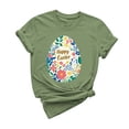 thumbnail image 2 of Xuety Women's Summer Tops 2026 Easter Short Sleeve Shirts Summer Outfits Spring Dressy Easter Eggs Casual Clothes, 2 of 6