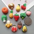 thumbnail image 1 of 6~12pc Cute Cartoon Mini Fridge Magnet Food Rabbit Flower Refrigerator Magnetic Stickers Fridge Magnet Home Decor, 1 of 4