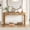 Natural, variant on YWEN 52" Console Table with 3 Drawers, Rustic Entryway Table with Curved Corners, Narrow Long Sofa Table for Living Room, Hallway, Entrance, Behind Couch, Foyer, Sturdy Thick Legs