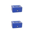 thumbnail image 3 of kurtrusly 1/2/3/5 Portable Metal Money Box With Key Lock Convenient And Protective Durable Cash Storage Box With Key Lock Small Cash Box blue 2PCS, 3 of 6