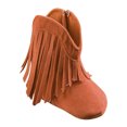 thumbnail image 6 of Baby Shoes Boots Newborn Infant Baby Boy Girl Soft Sole Boots Tassels Moccasins Crib Solid Shoes 0-18M, 6 of 6