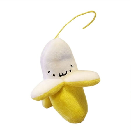 

Biplut Pendant Creative Lovely Design Multiple Use Stuffed Banana Doll for Car