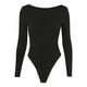 thumbnail image 4 of Body moldeador de color para mujer, ropa interior con realce y moldeador de glúteos, ropa moldeadora ajustada de manga larga para mujer., 4 of 5