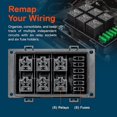 thumbnail image 2 of 12v Auto Waterproof Fuse Relay Box Block [6 Bosch Style Relay Holder] [6 Atc/ato Fuse Holder] Universal Relay Block Box For 12v Automotive Vehicles Ca, 2 of 3