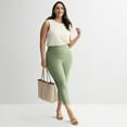 thumbnail image 4 of Plus Size Nine West Pull On Straight Leg Ankle Pants Color: Maddie Plum Size: 1X, 4 of 4