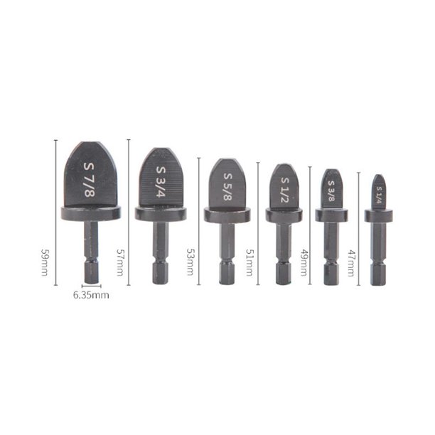 Herramienta de mantenimiento de reparación de expansor de tubo de aire acondicionado de 6 piezas Sywqhk Para estrenar