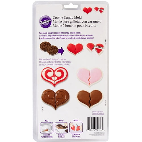 Wilton 4Cavity Shaped Cookie Pan, Double Heart 21152134