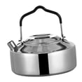 thumbnail image 3 of harper Camping And Outdoor Kettle: Multipurpose Stainless Steel Kettle for Tea, Coffee, 1L Bright Silver, 3 of 10