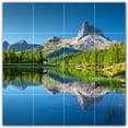 thumbnail image 1 of Picture-Tiles.com: Lakes Ceramic Tile Wall Mural WAL500803-44L. 32"W x 32"H using (16) 8" x 8" Ceramic Tiles-Satin Finish, 1 of 3