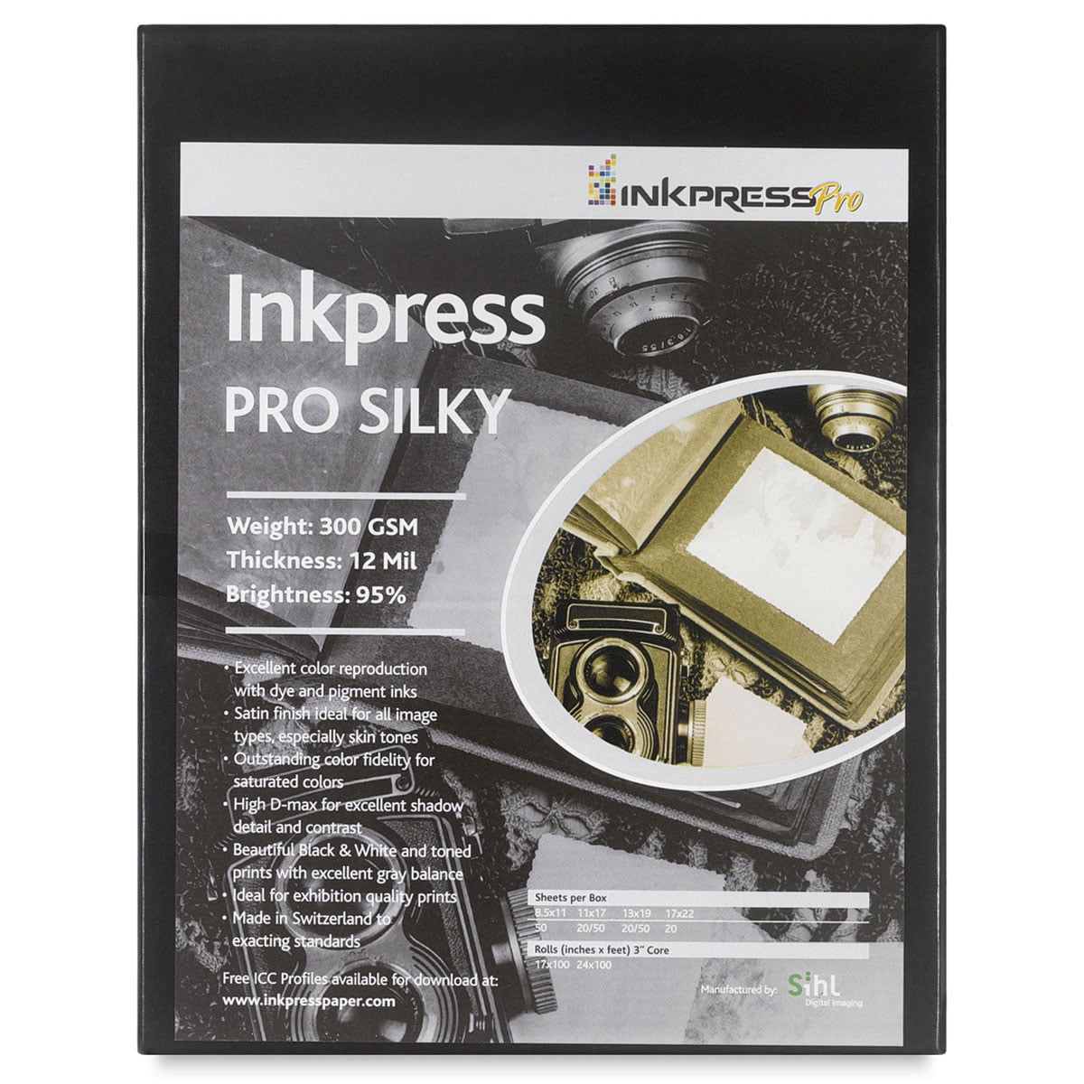 Inkpress Luster 240gsm/10.4mil 11x14 50 Sheets 