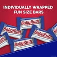 thumbnail image 4 of Baby Ruth Candy Bars with Chocolatey Caramel, Peanuts, and Nougat, Fun Size Candy Bars in Bag, 10.2 oz, 4 of 16