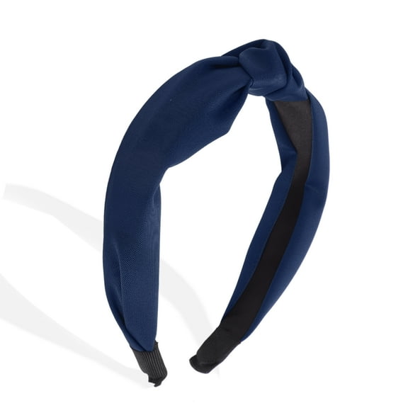 Vocoste Knotted Headband for Women Top Knot Head Bands for Women's Hair Fashion Hair Accessories Navy Blue