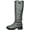WIDE/CALF/GREY, variant on DREAM PAIRS Women's Knee High Riding Boots Wide Calf