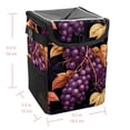 thumbnail image 5 of Grape Foldable Car Garbage Can with Lid, Leak-Proof Mini Trash Can and Hanging Storage Bag for Car, 5 of 6