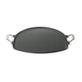 thumbnail image 3 of Outset Cast Iron Grill Skillet and Pan with Forged Handles for Pizza, Eggs, Pancakes, Burgers and Steaks, 14-inch, Black, 3 of 6