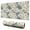 Pioneer Flower Floral-2, variant on Long Mouse Pads for Desk,Pioneer Flower Floral Print Pattern Desk Mats on Top Of Desks, Desk Mouse Pad Extra Large with 3mm Non-Slip Base and Stitched Edge for Gaming,Office,Work,Home 31.5"x11.8"