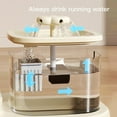 thumbnail image 6 of Cat Water Dispenser with Circulating Automatic Flow, Drinking Bowl, Feeding and Watering All-in-One 2-in-1 Pet Device, 6 of 7