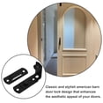 thumbnail image 3 of Mobutofu American Style 1Set Barn Door Lock Sliding Latch Carbon Steel For Outdoor Privacy Security, 3 of 8