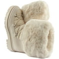 thumbnail image 4 of Guess Larya Women's Lace Up Faux Fur Ankle Boot In Cream Size 8.5, 4 of 6