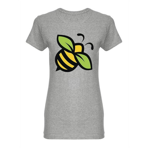 Minimalist Bee Sketch T-Shirt Women -Image by Shutterstock, Female Medium