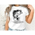 thumbnail image 2 of Funny Bass Fish Fishing Fisher Gift for Men Women Kids Boys T-Shirt Fish Fishing Fisherman Holiday Birthday Presents Tshirt, 2 of 10